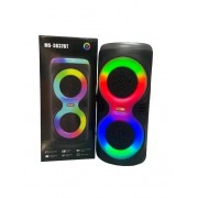 Аккумуляторная Bluetooth колонка мини чемодан с подсветкой MS-3637BT FM-радио