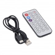 Портативная колонка ZQS10101 блютуз с 2 микрофонами караоке (1 проводной и 1 беспроводной ),45см