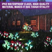 Садовый фонарь в упаковке 1 шт на солнечной батарее “Лилия” 74 см BS-037