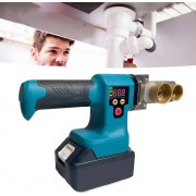 Аккумуляторный паяльник для пластиковых труб + 2 аккумулятора в кейсе AT-HX2801