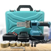 Аккумуляторный паяльник для пластиковых труб + 2 аккумулятора в кейсе AT-HX2801