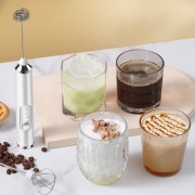 Миксер капучинатор Электрический, портативный, беспроводной 3 скорости EGG BEATER 1-50 Белый