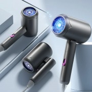 Фен для волос складной стайлер Air Blower LY-811, мощность 1800 Вт, 3 скорости, ионизация, серый