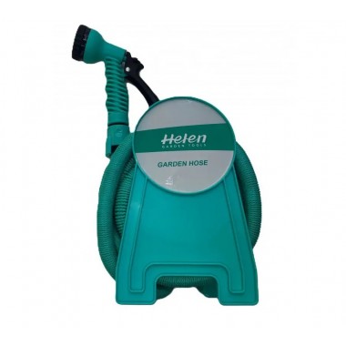 Поливочный шланг 10 м с катушкой и распылителем HELEN HP227 Поливочный шланг 10 м с катушкой и распылителем HELEN HP227