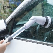 Электрический вращающийся скребок для душа, плитки для ванны, беспроводная щетка для чистки 8 насадок