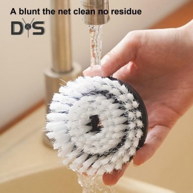 Электрический вращающийся скребок для душа, плитки для ванны, беспроводная щетка для чистки 8 насадок