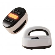 Беспроводной роликовый массажер LKL-0128 с подогревом вибрационный аккумуляторный для всего тела