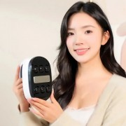 Беспроводной роликовый массажер LKL-0128 с подогревом вибрационный аккумуляторный для всего тела