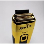 Стильная электробритва мужская аккумуляторная с дисплеем VGR V-332 Золотой Профессиональная бритва-шейвер Подр