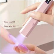 Ультрафиолетовая  светодиодная лампа для ногтей USB AND 1-44 Розовый