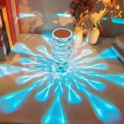 Настольная лампа ночник Алмаз RGB для создания атмосферы уютный светильник на аккумуляторе 16 цветов Diamond
