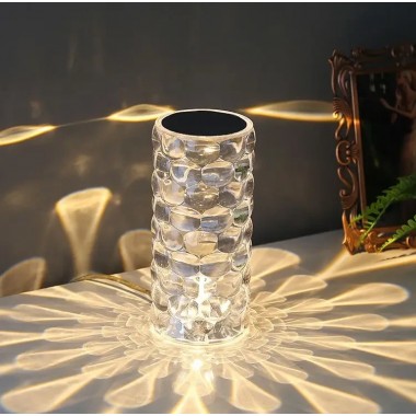 Настольная лампа ночник Алмаз RGB для создания атмосферы уютный светильник на аккумуляторе 16 цветов Diamond