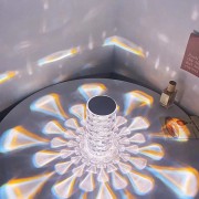 Настольная лампа ночник Алмаз RGB для создания атмосферы уютный светильник на аккумуляторе 16 цветов Diamond