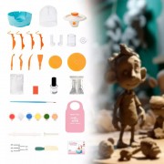 Набор для творчества Гончарный круг с инструментами, глиной и красками TNWX-4710C USB