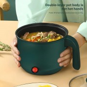 Кастрюля электрическая 1,5 л многофункциональная пароварка рисоварка с антипригарным покрытием