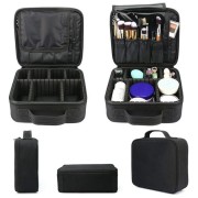Косметичка органайзер со съёмными перегородками дорожный портативный бьюти кейс с ручкой MA-454