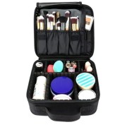 Косметичка органайзер со съёмными перегородками дорожный портативный бьюти кейс с ручкой MA-454