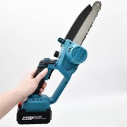 Аккумуляторная мини электрическая Electric chain saw 8 дюймов + 2 аккумулятора 48V Мини-пила садовая