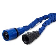 Шланг садовый 120 м для полива с распылителем 7 режимов работы V-HOSE PRO Синий