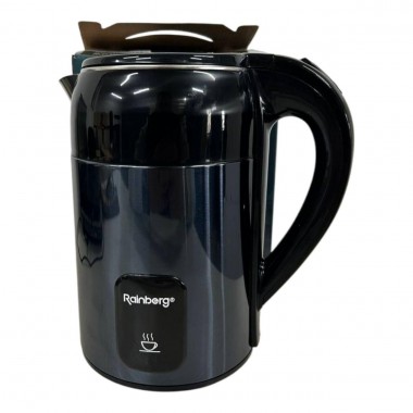 Чайник электрический Синий Rainberg RB-2300 из нержавеющей стали 2200 Вт 1,8л Чайник электрический Синий Rainberg RB-2300 из нержавеющей стали 2200 Вт 1,8л