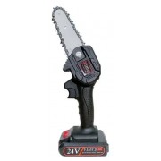 Пила цепная аккумуляторная для обрезки деревьев Daikens 4 дюйма 24 V Черный