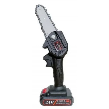 Пила цепная аккумуляторная для обрезки деревьев Daikens 4 дюйма 24 V Черный Пила цепная аккумуляторная для обрезки деревьев Daikens 4 дюйма 24 V Черный