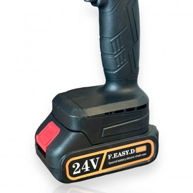 Пила цепная аккумуляторная для обрезки деревьев Daikens 4 дюйма 24 V Черный Пила цепная аккумуляторная для обрезки деревьев Daikens 4 дюйма 24 V Черный