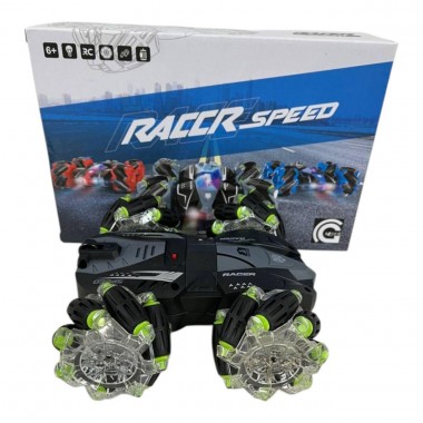 Радиоуправляемая машинка-перевёртыш на пульте управления с светодиодной подсветкой RACER SPEED
