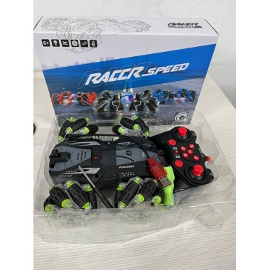 Радиоуправляемая машинка-перевёртыш на пульте управления с светодиодной подсветкой RACER SPEED