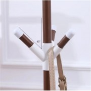 Вешалка стойка напольная для одежды Coat Rack, металлическая на 9 крючков в три яруса разборная на треноге