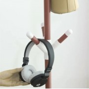 Вешалка стойка напольная для одежды Coat Rack, металлическая на 9 крючков в три яруса разборная на треноге