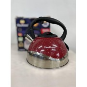 Чайник со свистком Haus Roland A -784 B 3 л нержавеющая сталь для плит индукционных, газовых и электро
