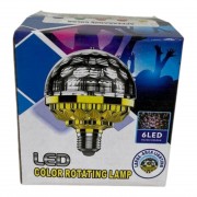 Светодиодная диско лампа в патрон COLOR ROTATING LAMP E27