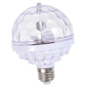Светодиодная диско лампа в патрон COLOR ROTATING LAMP E27