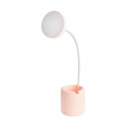 Лампа настольная Risalux сенсорная, LED, 6 Вт, USB, АКБ, 3 режима, белый, 9х9х41 см