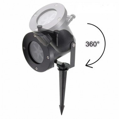 Лазерная установка Festival Projection Lamp уличный проектор с 12 сменными слайдами и пультом