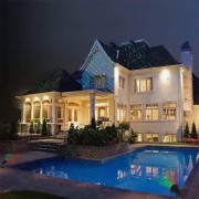 Уличный лазерный проектор Outdoor Laser Light из металлического водонепроницаемого корпуса