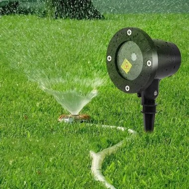 Уличный лазерный проектор Outdoor Laser Light из металлического водонепроницаемого корпуса