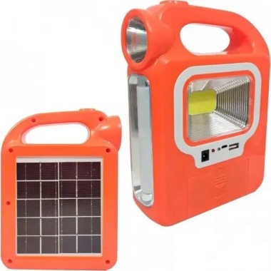 Портативная солнечная станция Power Bank ORION OR-6399A кемпинговая лампа с солнечной панелью