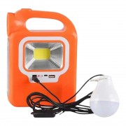 Портативная солнечная станция Power Bank ORION OR-6399A кемпинговая лампа с солнечной панелью