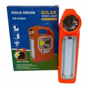 Портативная солнечная станция Power Bank ORION OR-6399A кемпинговая лампа с солнечной панелью