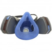 Защитная полумаска респиратор с угольными фильтрами от органических паров SAFETY PROTECTION 9400А