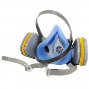 Защитная полумаска респиратор с угольными фильтрами от органических паров SAFETY PROTECTION 9400А