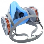 Защитная полумаска респиратор с угольными фильтрами от органических паров SAFETY PROTECTION 9400А