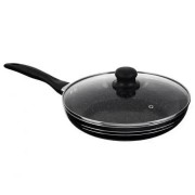 Сковорода круглая с крышкой с мраморным покрытием UNIQUE UN-5163 Сковорода с антипригарным покрытием на 22 см