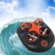 Дрон машинка катер 2в 1 Радиоуправляемый квадрокоптер Trix K2 2в1 Детская игрушка вездеход на пульте