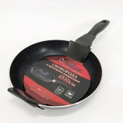 Сковорода UNIQUE UN-5152 Антипригарная сковорода 20 см темний мрамор, Качественная сковорода EU-660 для жарки