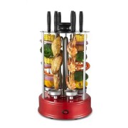 Вертикальная электрошашлычница для дома Zepline ZP-065 3000W 6 шампуров, Электромангал шашлычница кухонная