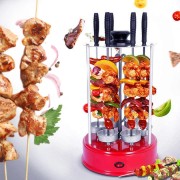 Вертикальная электрошашлычница для дома Zepline ZP-065 3000W 6 шампуров, Электромангал шашлычница кухонная