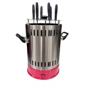 Вертикальная электрошашлычница для дома Zepline ZP-065 3000W 6 шампуров, Электромангал шашлычница кухонная